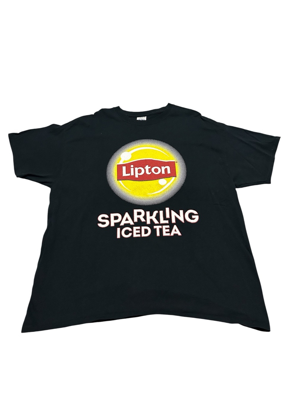 Vintage Y2K Men’s XL Lipton Sparkling Iced Tea Promo T-Shirt